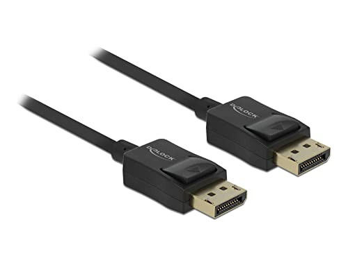 DELOCK coaxiale DisplayPort-kabel 8K 60Hz, 1 m