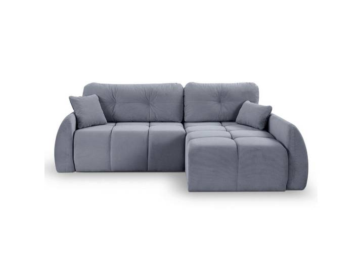 Ecksofa Sancho Long Blaugrau S: 255x155cm