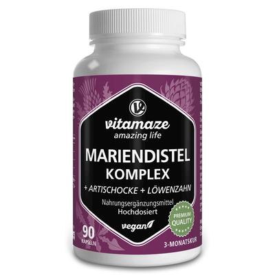 Mariendistel Komplex Artischocke+Löwenzahn veg.Kps 90 St Kapseln