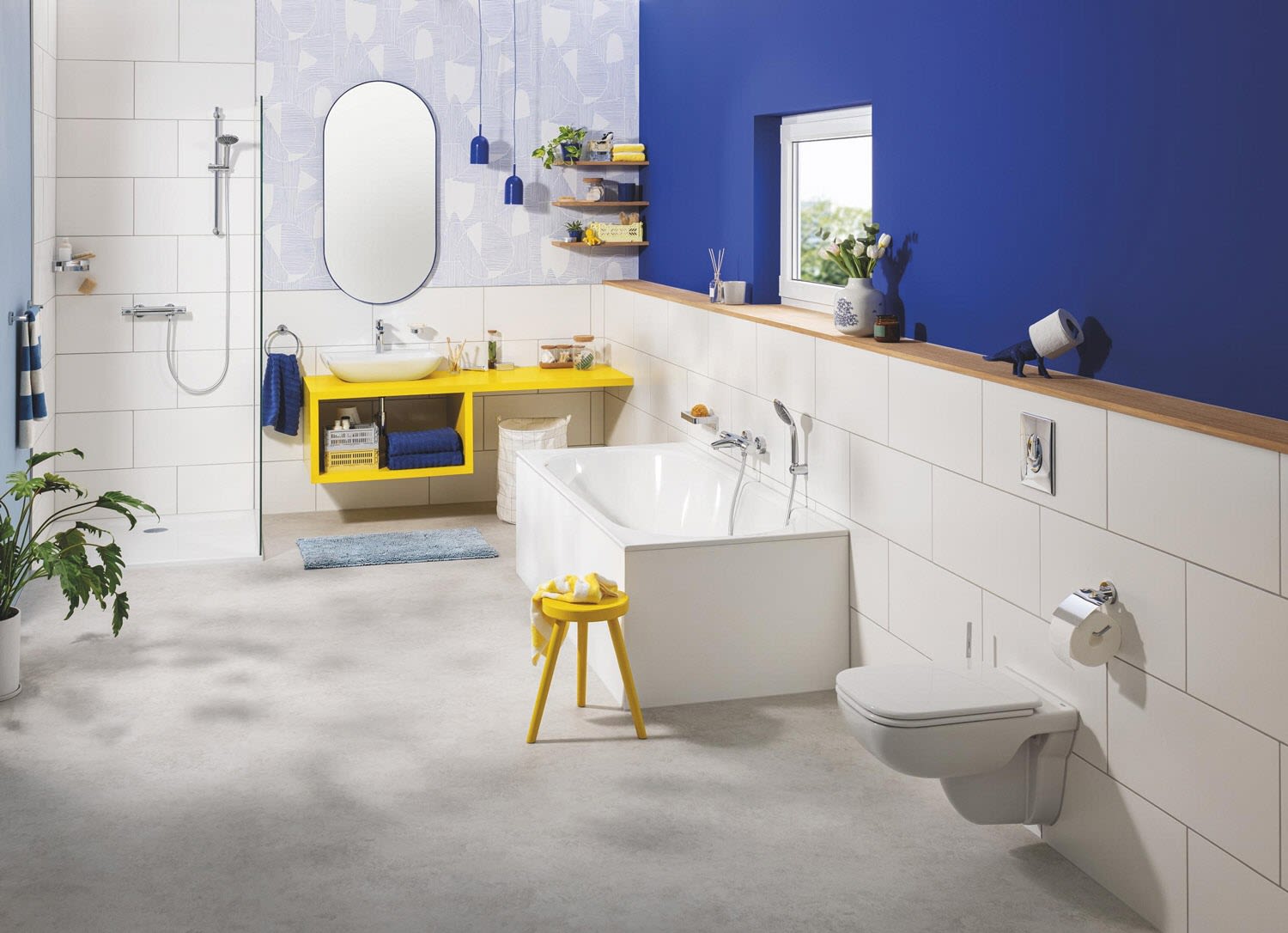 Grohe Start Cube Eckduschkorb, Accessoires, 41106000, chrom - chrom