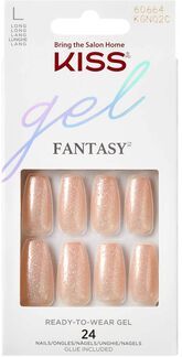 Kiss Gel Fantasy Ready to Wear Gel Nails 24 un
