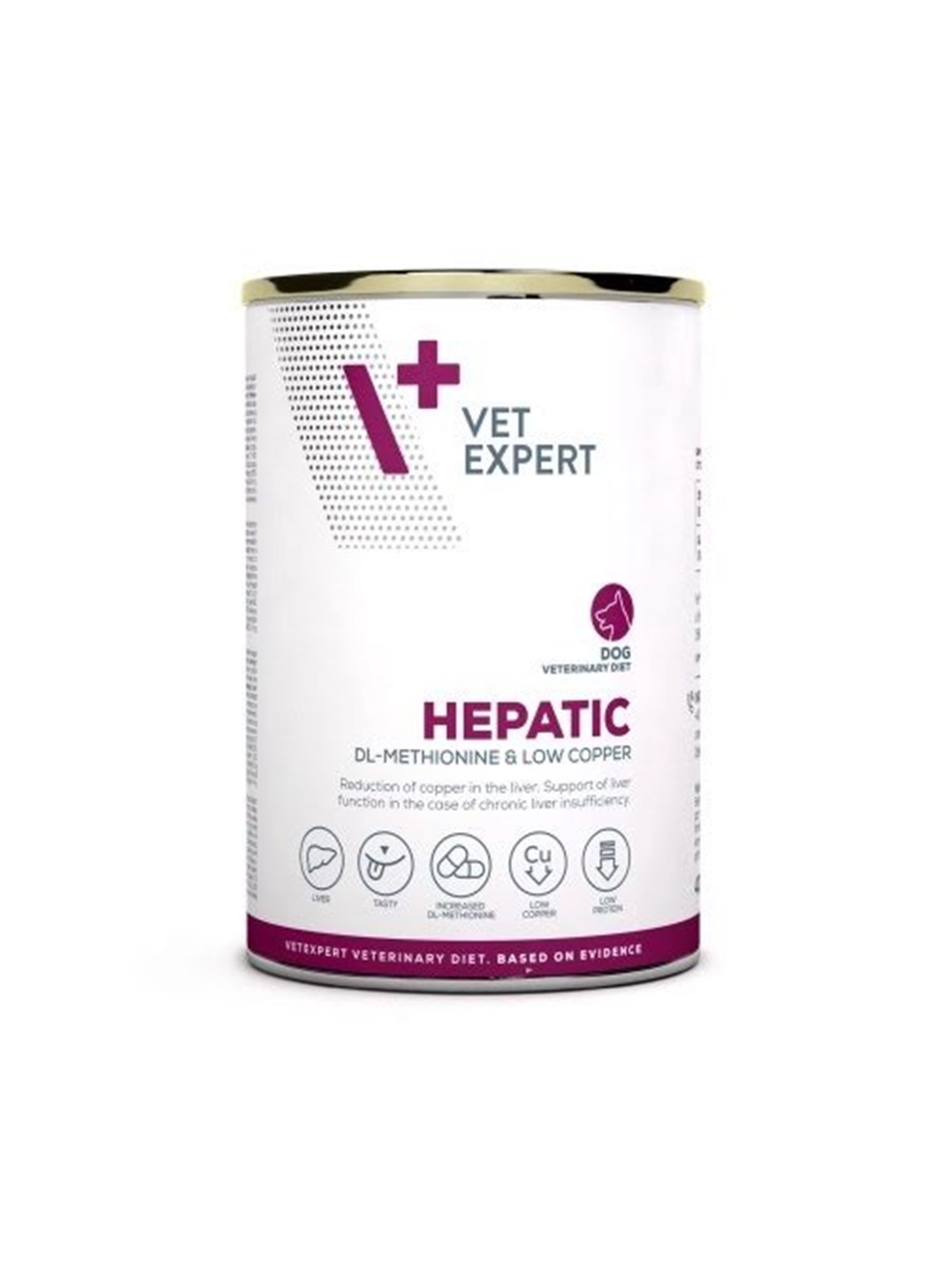VetExpert Veterinary Diet Hepatic Dog - Nassfutter für Hunde - 400g