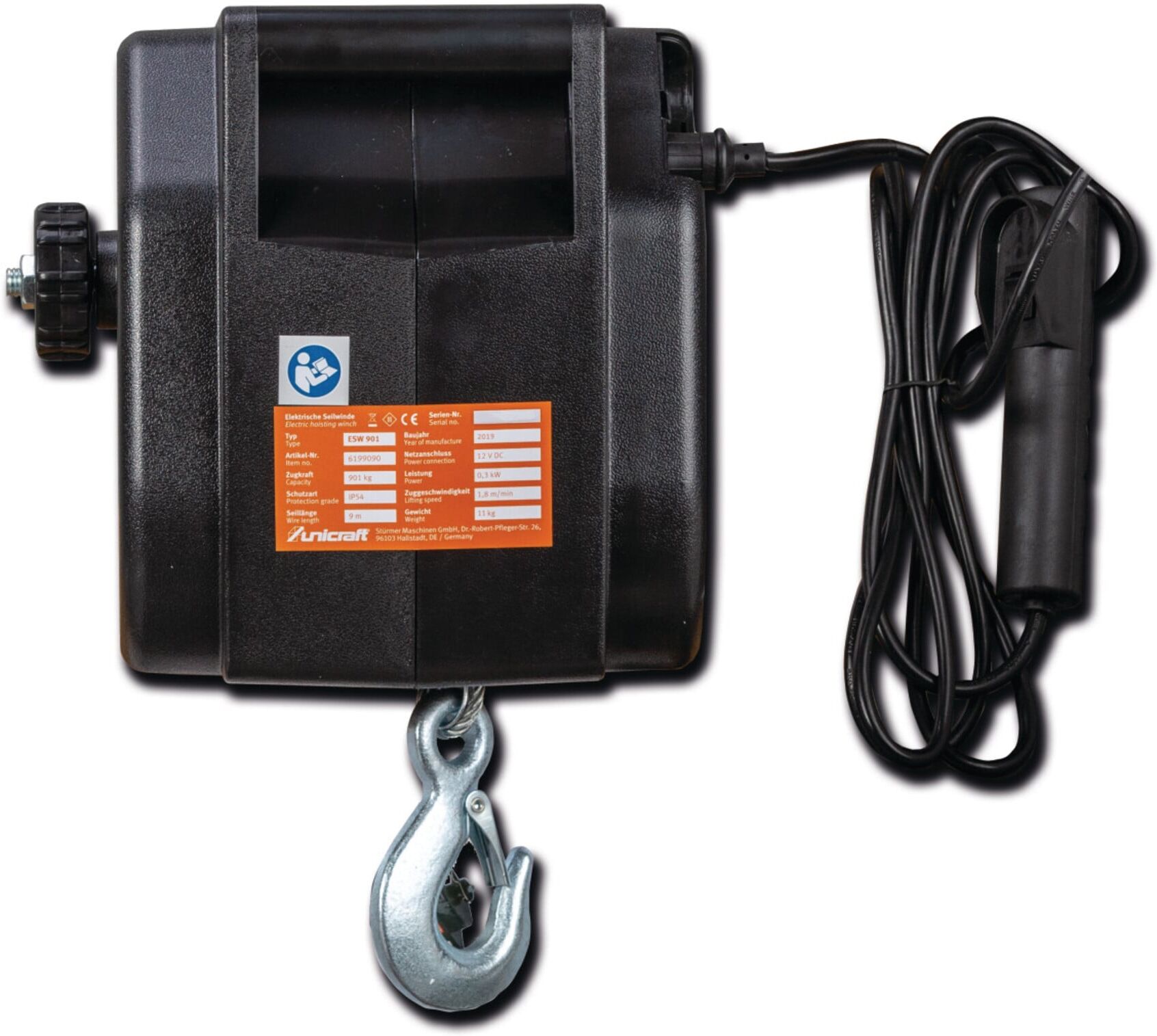 Unicraft Elektroseilwinde ESW 901 (6199090)