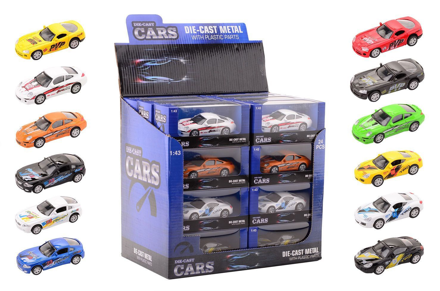 Majorette Super Cars Die-Cast Auto 1:43 - Metaal