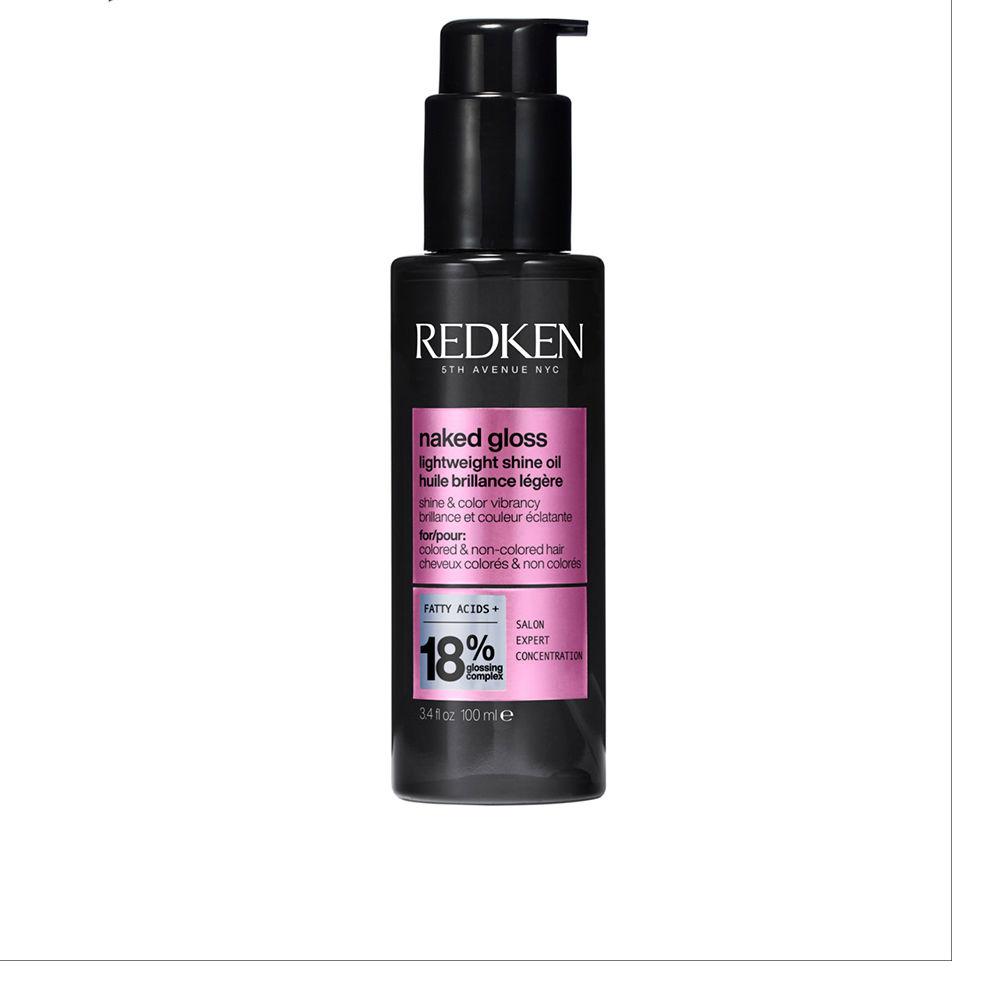 Naked Gloss Ultra-lichte olie met spiegelachtige glans en thermische bescherming 100 ml