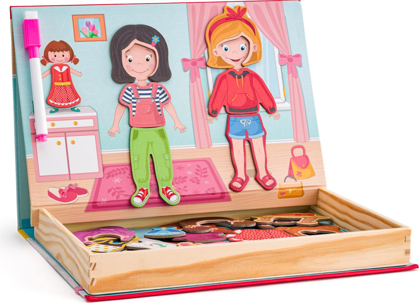 Woody Doos met magnetische vormen - Modezaak