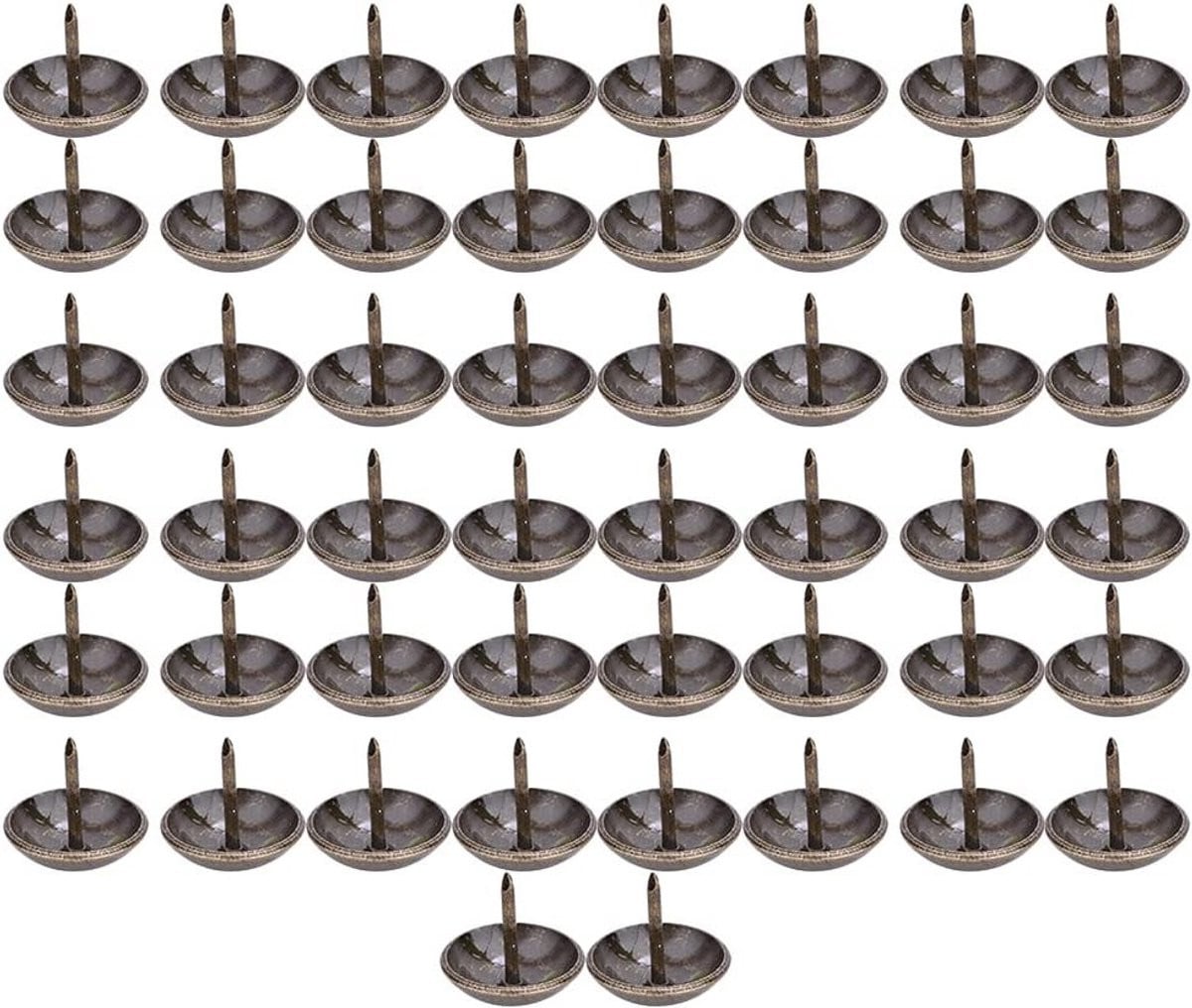 50 stuks ronde decoratieve meubelspijkers voor interieurdecoratie, 19 x 20 mm
