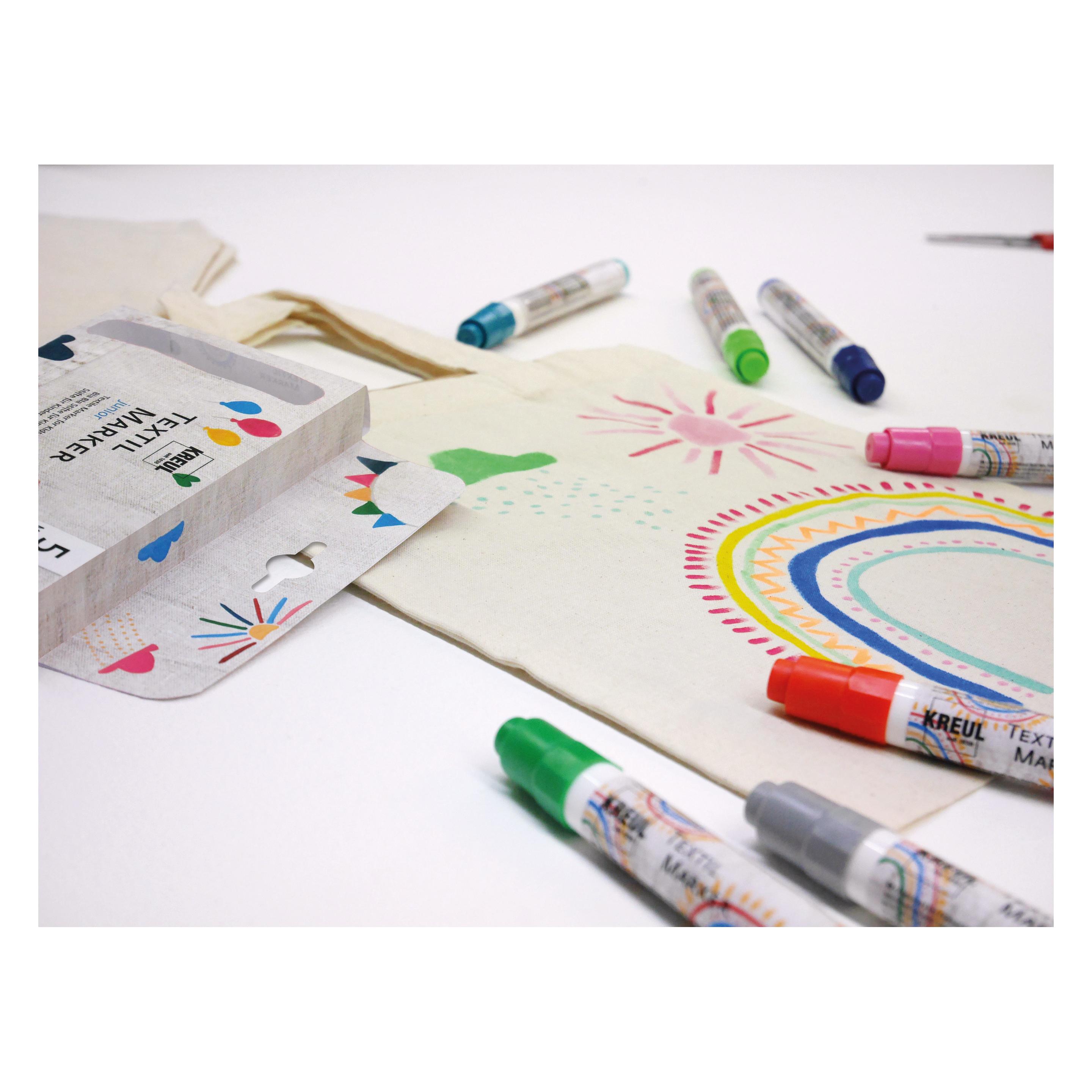 Kreul Textil Marker Junior (5x) (90719)