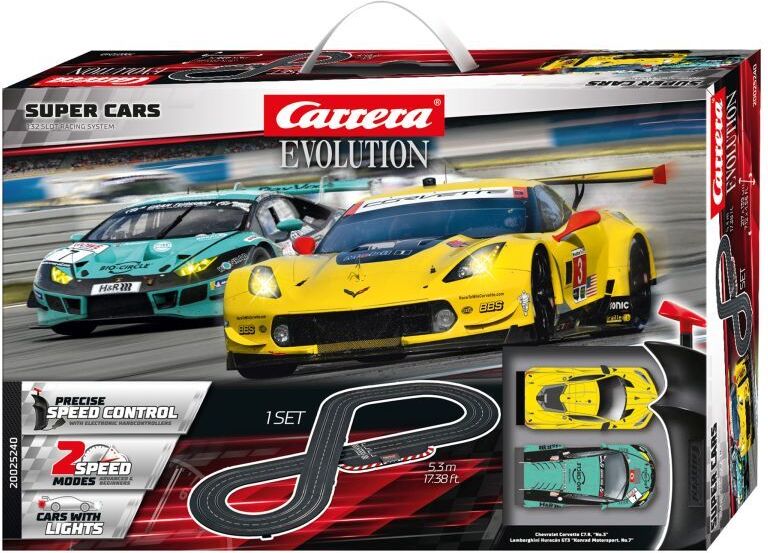 Carrera Slot Evolution Set - Super Cars - 1:32 (2025240)