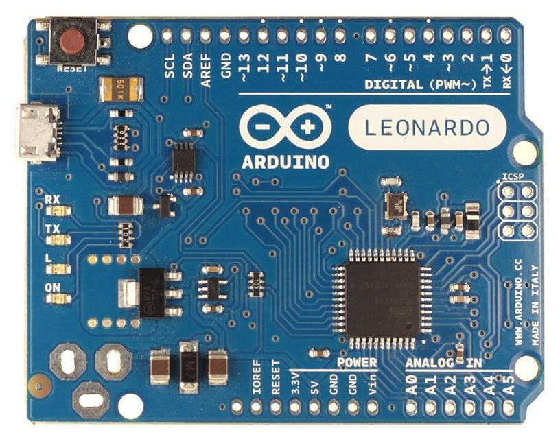 Arduino Leonardo Board zonder pennen (A000052)