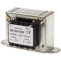 RS PRO Transformator für Chassismontage 230V ac 20, Transformator