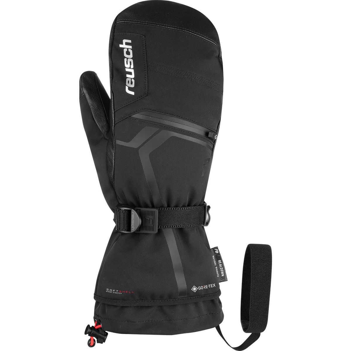 Reusch Down Spirit GTX Mitten black / silver (7702) 10 6101655-7702-10