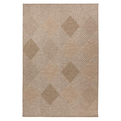 Teppich KAYOOM "Sindra 425", beige (natur), B:120cm H:9mm L:170cm, Polypropylen, Teppiche, Teppich, Kurzflor