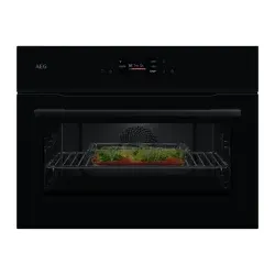 NKK8N621B Backofen mit Mikrowellenfunktion 45cm Schwarz 25Heizarten Kochassistent