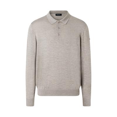 Strickpullover MAERZ MUENCHEN "Maerz Muenchen 490700 Strickpullover Herren Bekleidung", Herren, Gr. 56, beige, 100% Wolle, Pullover Strickpullover