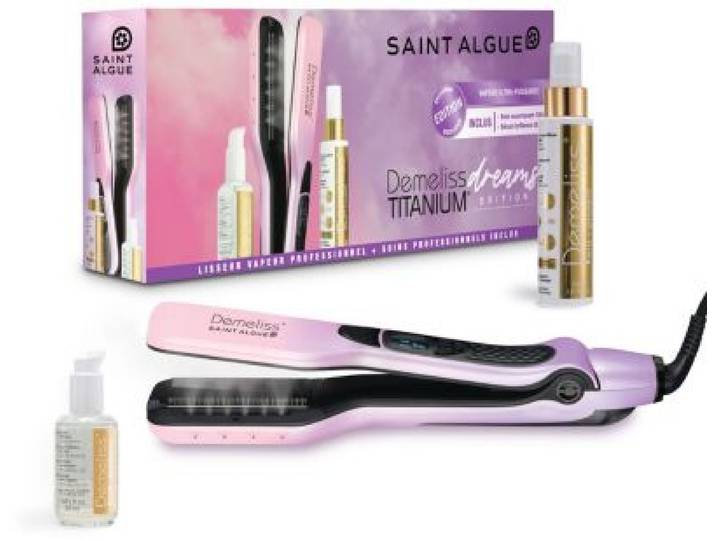 Saint Algue - Lisseur Vapeur Titanium Dreams Rose/Violet + 2 Soins
