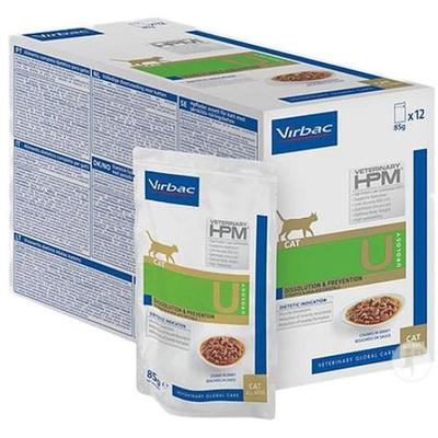 Veterinary HPM CAT Urology Dissolution & Prévention - Bouchée en sauce pour chat, aliment 1020 g Futter