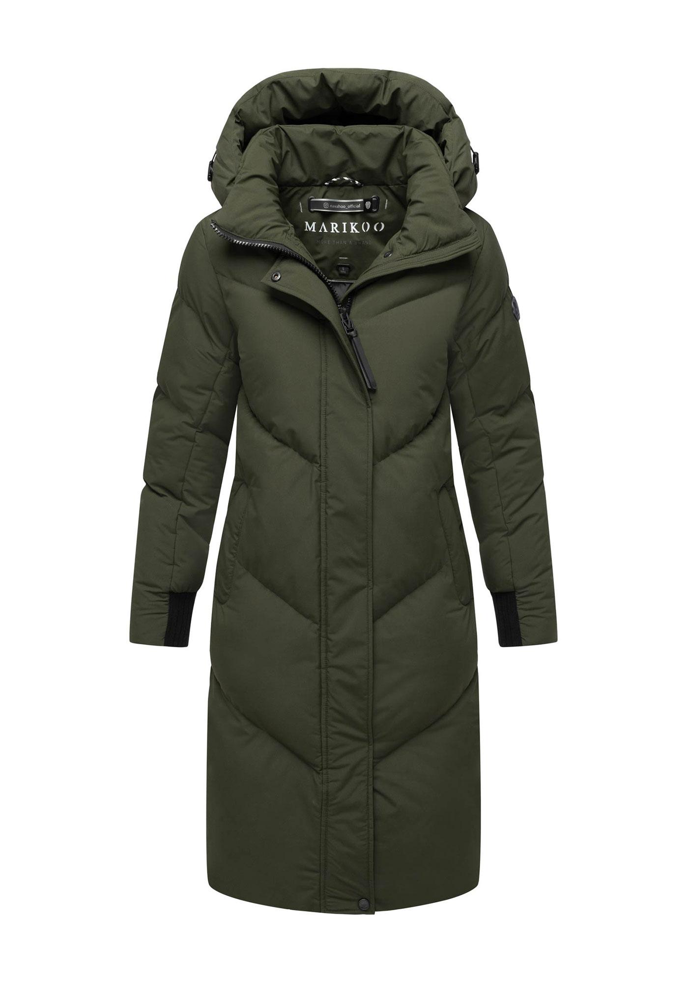 Marikoo Damen Steppmantel Teonaa mit Kapuze & sportlich-elegantem Look