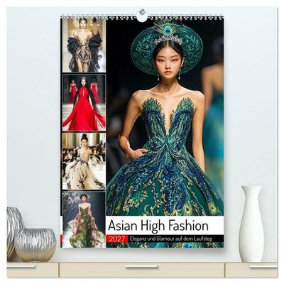 Asian High Fashion. Eleganz und Glamour auf dem Laufsteg (hochwertiger Premium Wandkalender 2027 DIN A2 hoch), Kunstdruck in Hochglanz