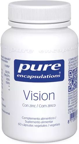 Pure Encapsulations Vision Fórmula x60 Cápsulas