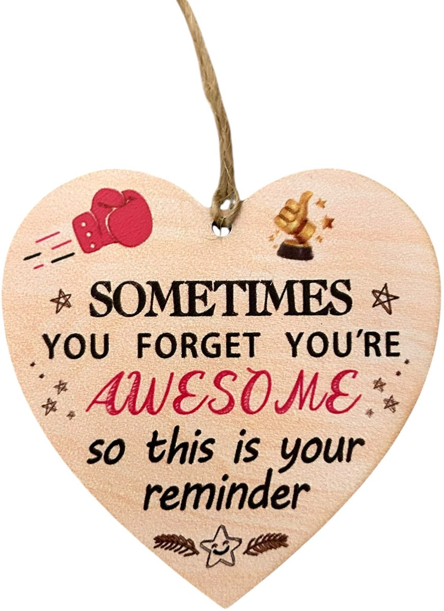 Houten Hart Decoratie Hanger voor Valentijnsdag