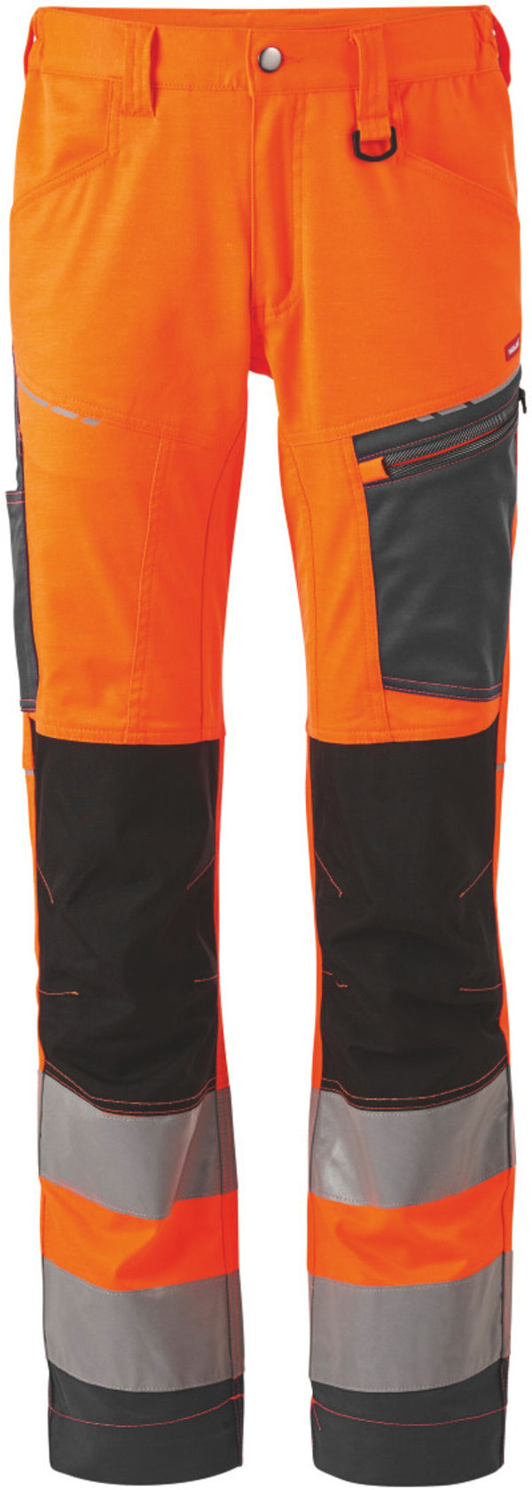 Holex Warnschutz-Bundhose, orange / grau, Konfektionsgröße 26 (091651 26)