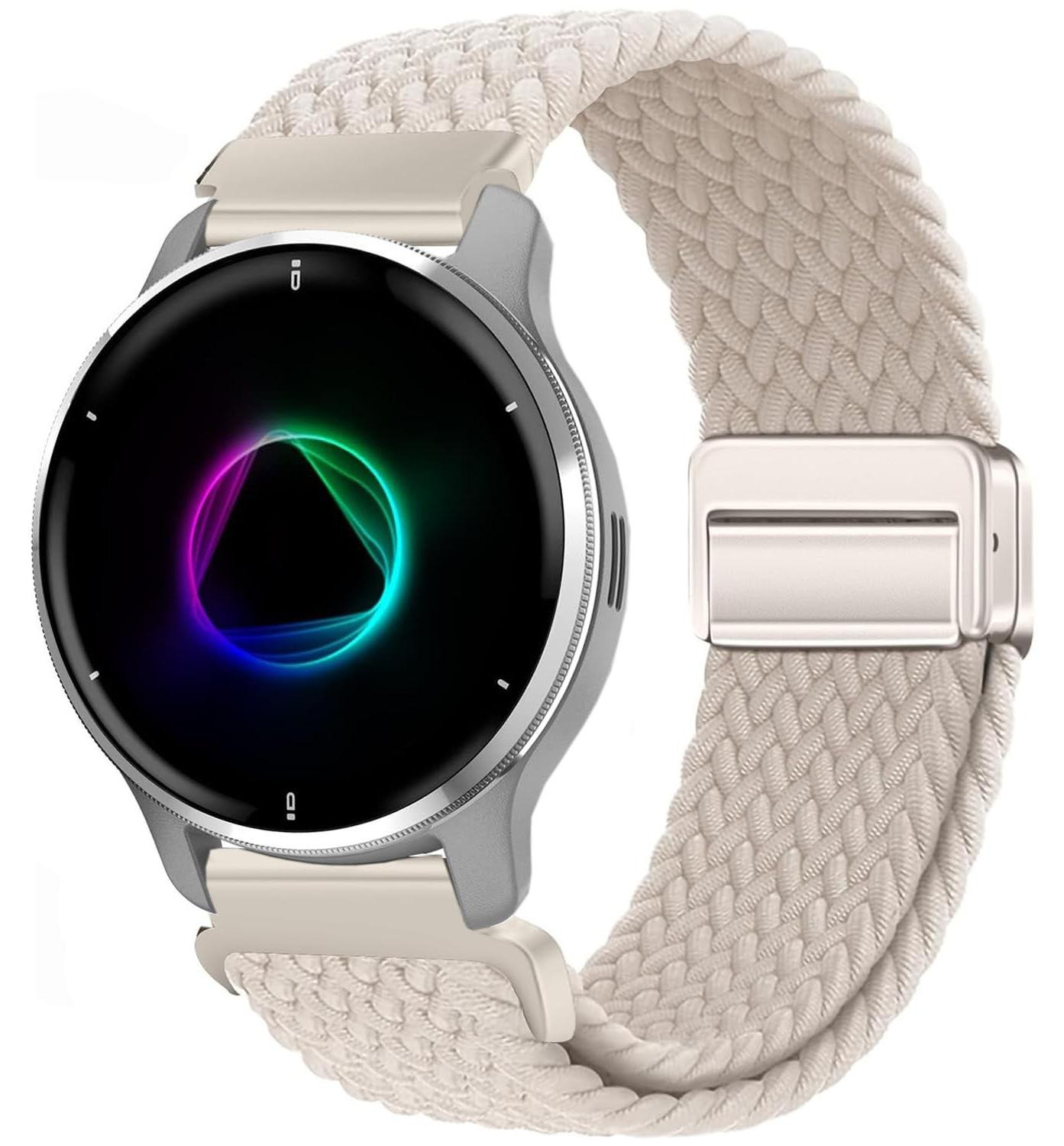 Merkloze Nylon Gevlochten Armband voor Smartwatch