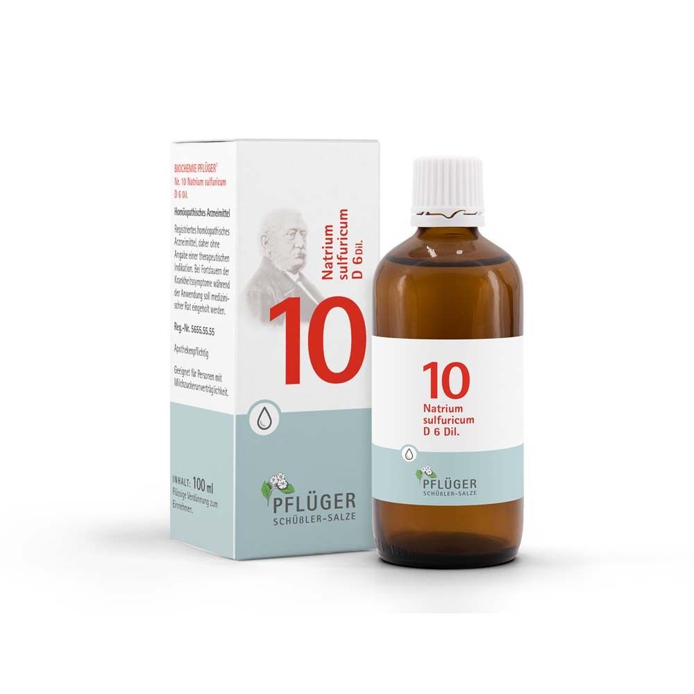 Biochemie Pflüger 10 Natrium sulfuricum D 6 Tropf. 100 ml Tropfen