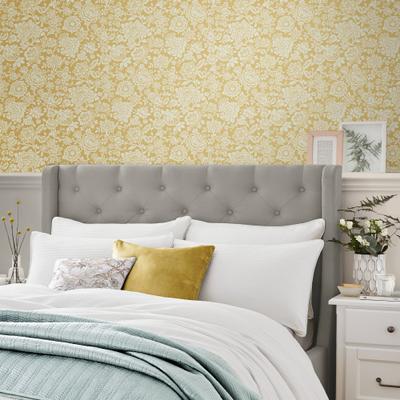 Vliestapete LAURA ASHLEY "Trailing Laurissa", gelb, B:0,52m H:10m L:10m, Vlies, Tapeten, 10mx52cm (ca. 5m2)