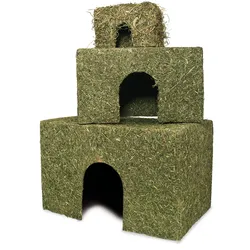 JR FARM Nager Heu-Haus Kleintiersnack / Zubehör Groß (ca. 420g)