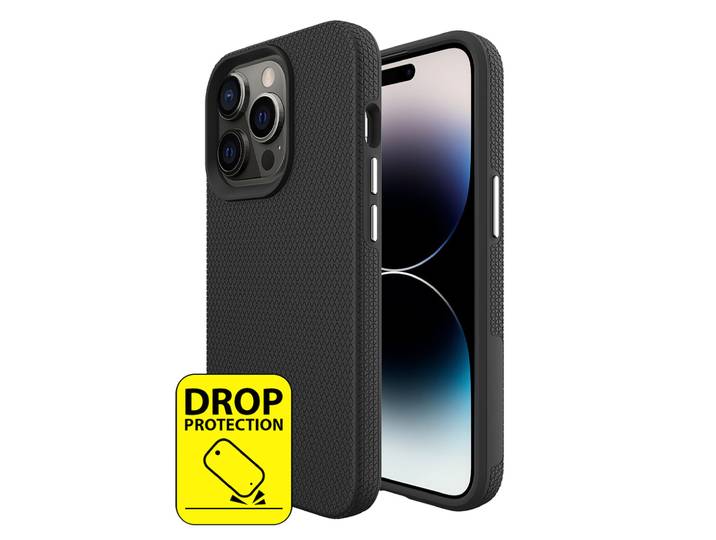 Just in Case Armor Case voor Apple iPhone 16 Pro Telefoonhoesje Zwart