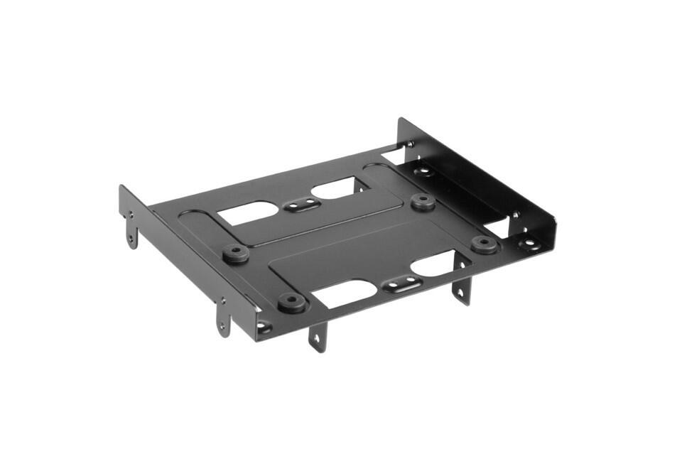 Sharkoon 5,25" BayExtension Einbaurahmen, schwarz 4044951013319