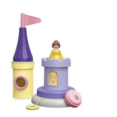 71458 1.2.3 & Disney: Belles Spielturm mit Melodie