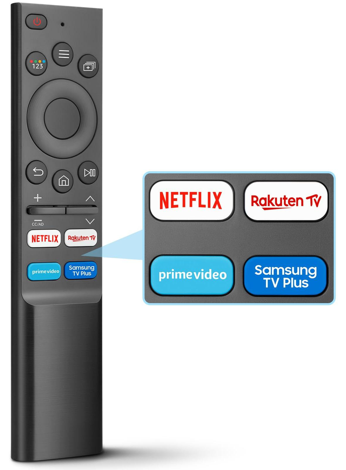 Selius Universele afstandsbediening voor Smart TV met 6 sneltoetsen