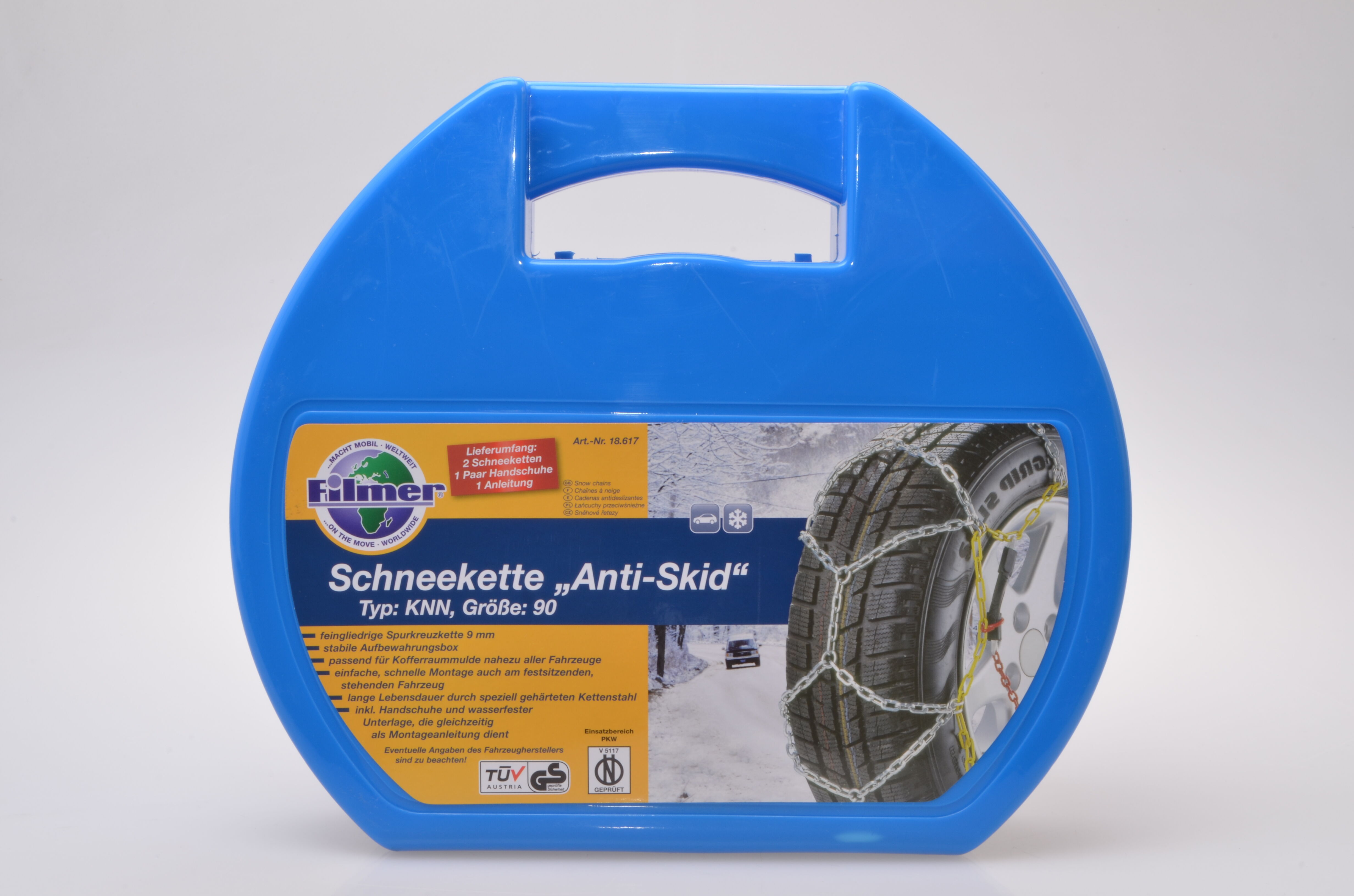 Filmer Schneekette Paar Schneeketten Pkw 9mm 18617