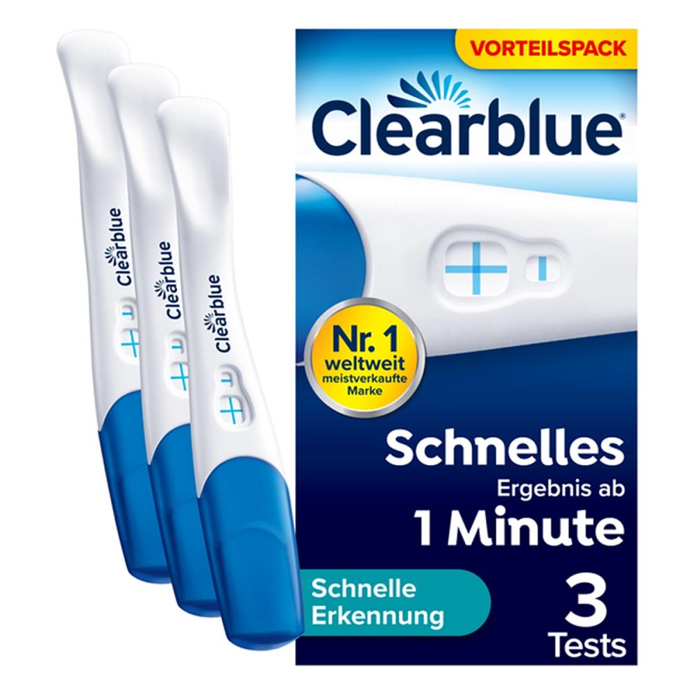 WICK Pharma - Zweigniederlassung der Procter & Gam Clearblue Schwangerschaftstest Schnelle Erkennung 20017221