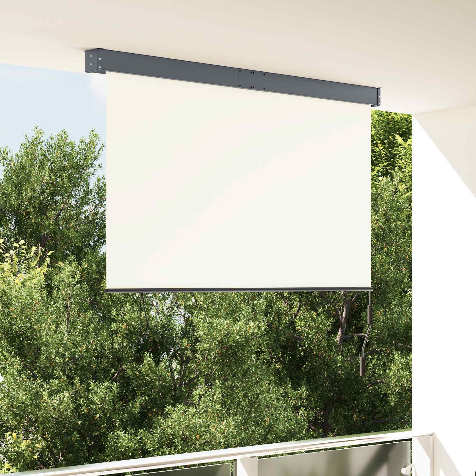 vidaXL Store roulant d'extérieur 160x250 cm Crème