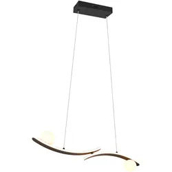 Pendelleuchte LED NAPOLI (BHT 82x150x9 cm) - schwarz - BHT 82x150x9 cm