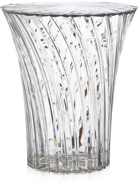 Kartell Sparkle Hocker (glasklar transparent) glasklar transparent