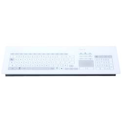 GETT TKR-103-TOUCH-ADH-USB-DE Kabelgebunden Tastatur Deutsch, QWERTZ Weiß IP65 KR23220