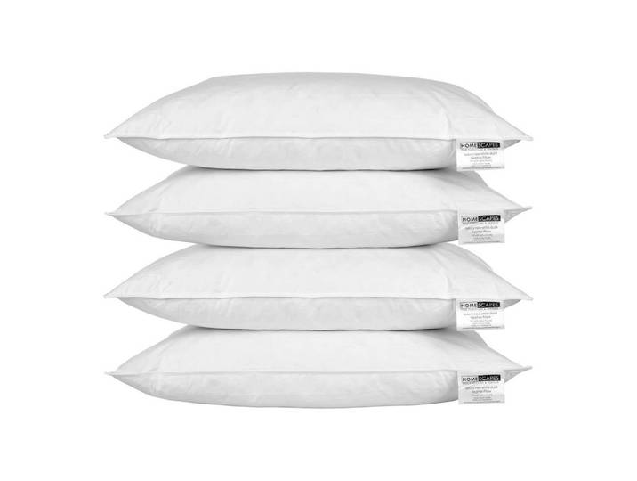 KOPFKISSEN 4er-Set Federkissen 48/74 cm