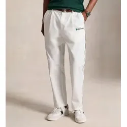Polo Ralph Lauren für Herren. 710B19643001 Oakfort Hose aus weißem Faille-Gewebe Classic Fit (S), Lässig, Baumwolle
