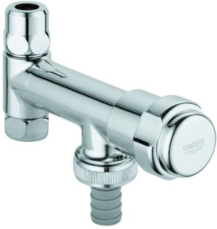 Grohe WAS-Ventil Eckfix 41030000 DN10, mit Schlauchanschluss, chrom