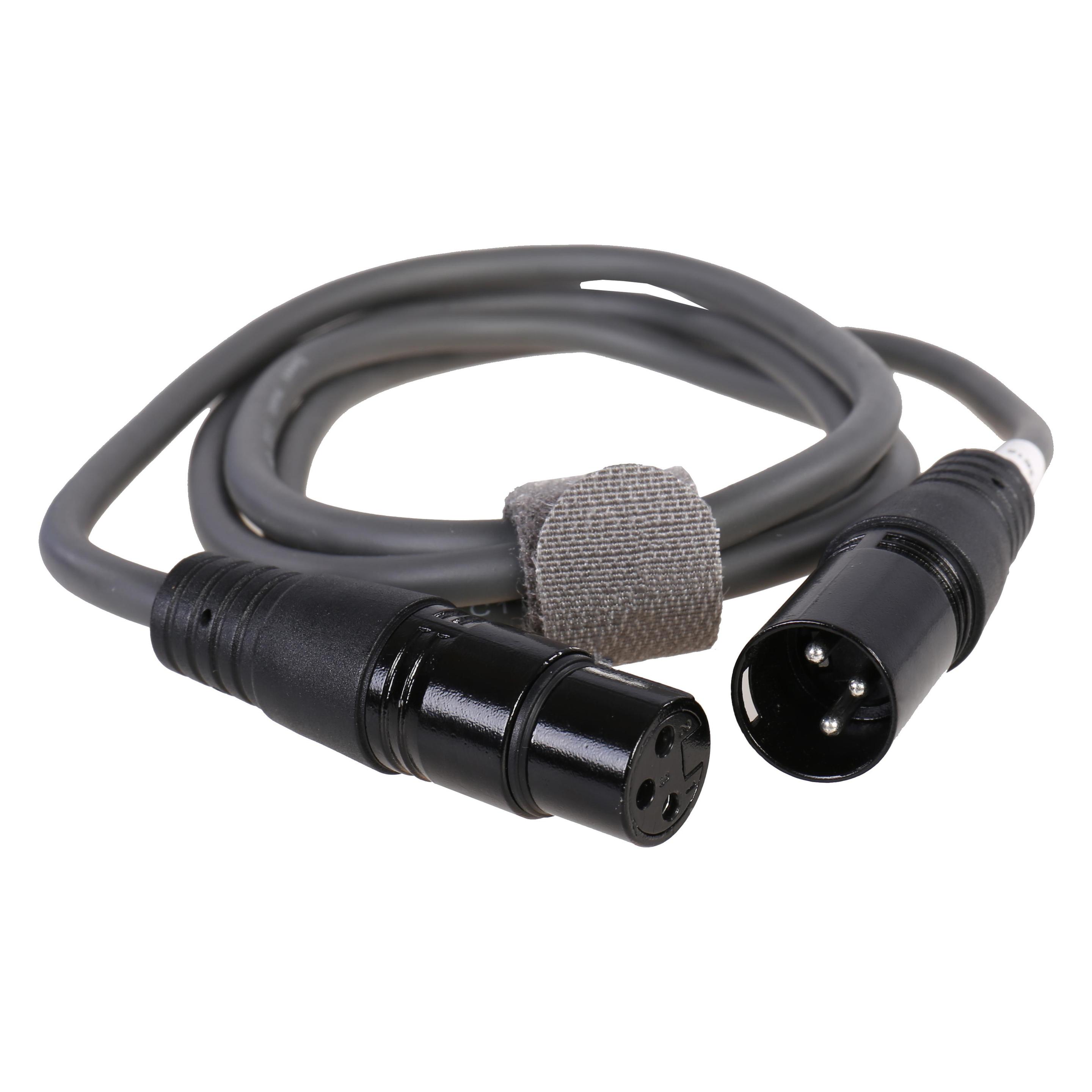 Nedis DMX-Adapterkabel | XLR 3-Pin Stecker | XLR 3-Pin Buchse | Vernickelt | 1.50 m | rund | PVC | D (1.50 m, XLR Kabel) (COTH15012GY15)