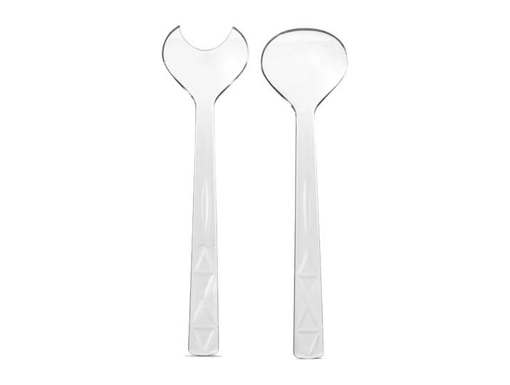 Sagaform Couverts à salade Picknick 2 pièces Transparent
