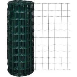 vidaXL Gartenzaun Maschendraht Gitterzaun Schweißgitter 25x1,0m