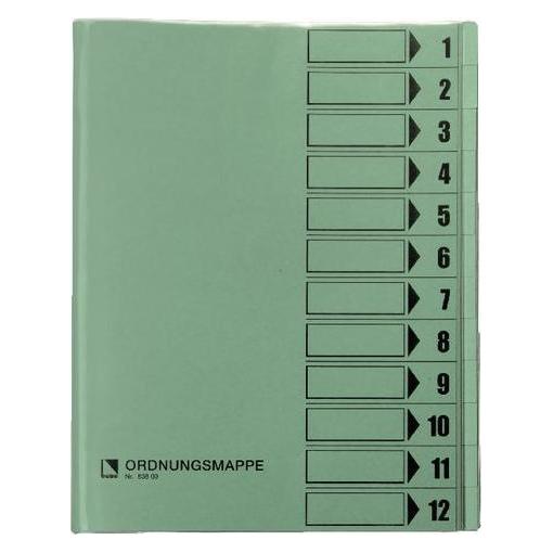Bene Ordnungsmappe Verwendung für Papierformat: DIN A4 Grammatur: 230 g/m² (A4, 1x) (083800GN)