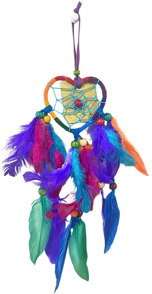 Dromenvanger Rainbow Hartje - 7 cm