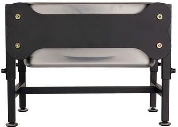 PETMAKER Black Silver Stainless Steel Elevated Dog Water Bowl With Stand