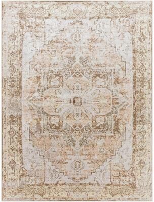 Livabliss Lillian Machine Washable Faded Classic Area Rug